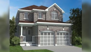 Photo of new two storey home design in Peterborough, Ontario