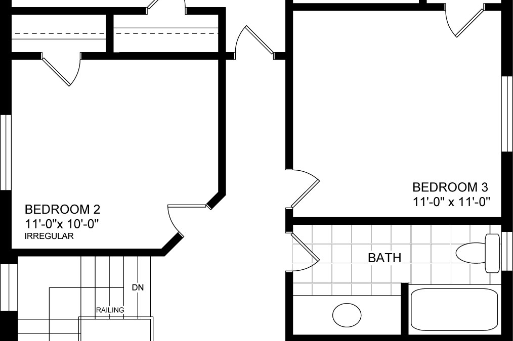 Willowdale 4 Bedroom Upper Floor Plan A - Cleary Homes